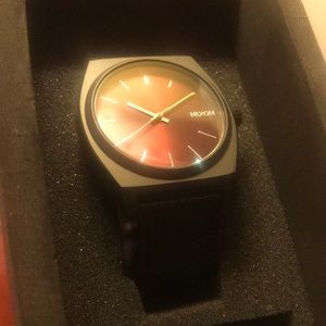 Nixon Time Teller Black Gator Watch (New)